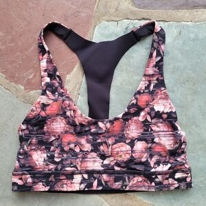 Lululemon  break free sports bra peony multi